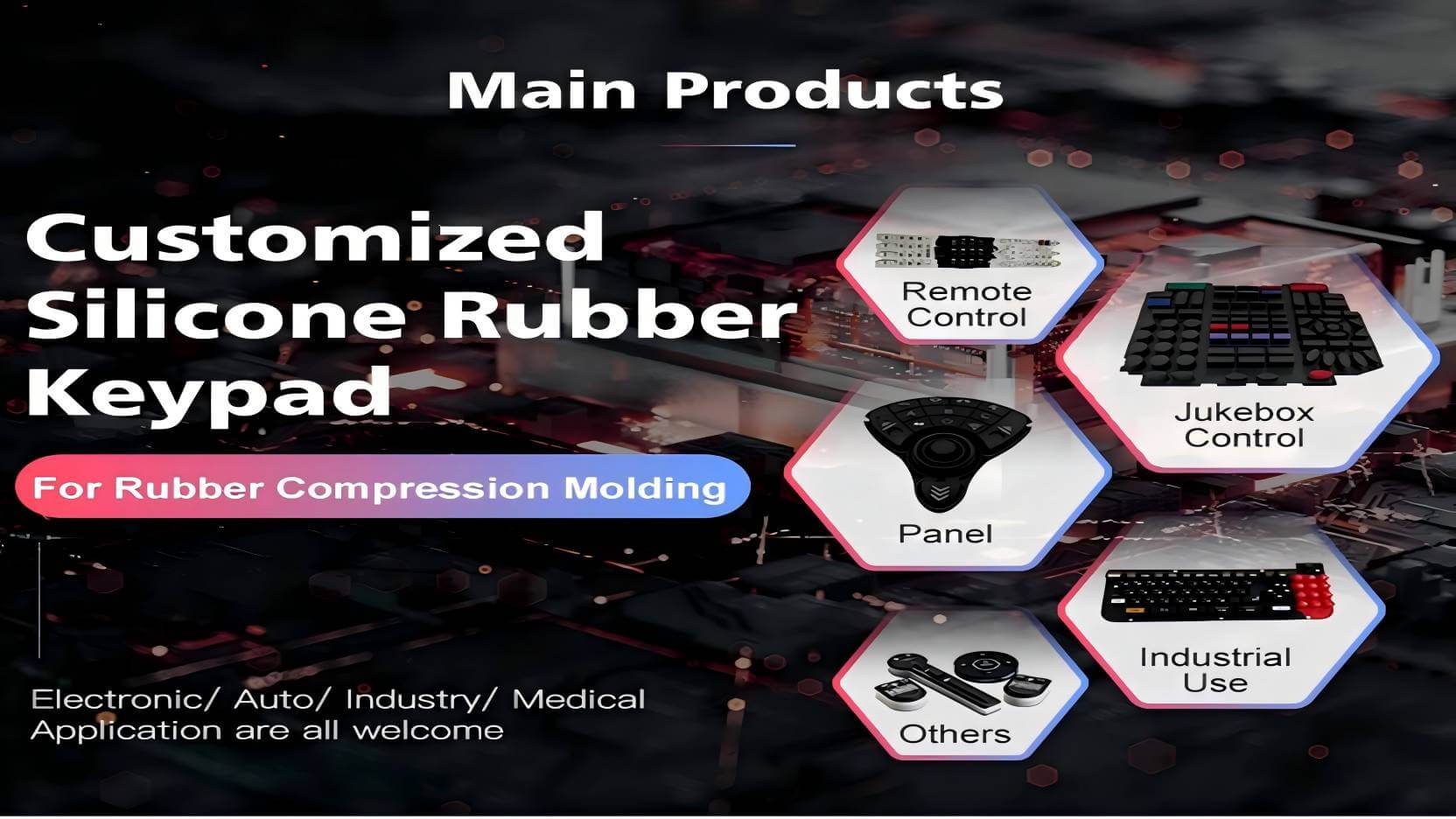 Silicone Rubber Button Keypads Customization Options